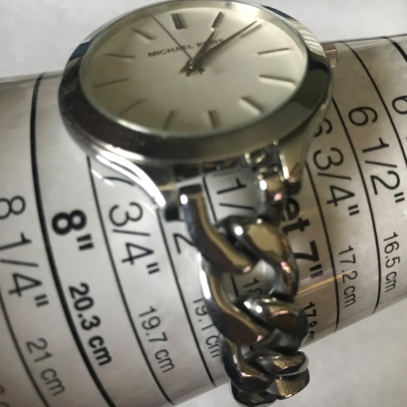 Michael Kors Women’s Slim Runway White Dial Stainless Steel Watch MK3279 - Picture 2 of 16